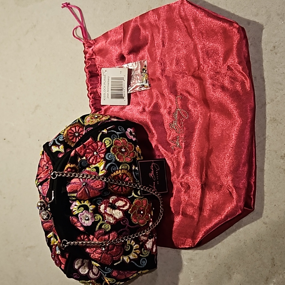 Vera Bradley 25th Anniversary Kisslock  Purse